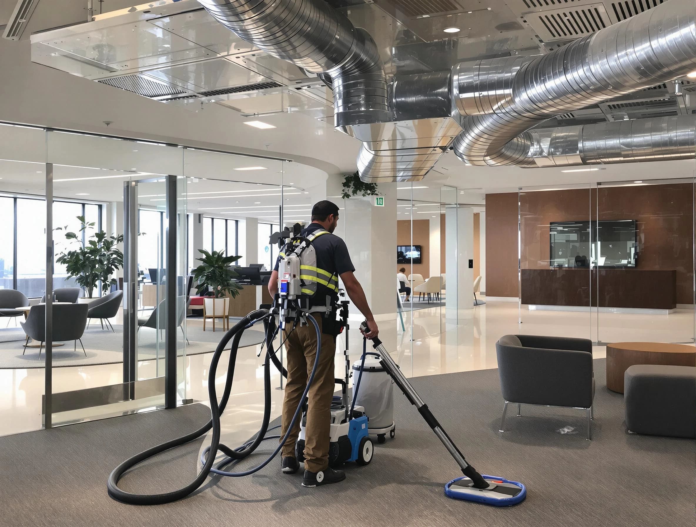 Commercial duct cleaning service by Thompson's Station Air Duct Cleaning in Thompson's Station