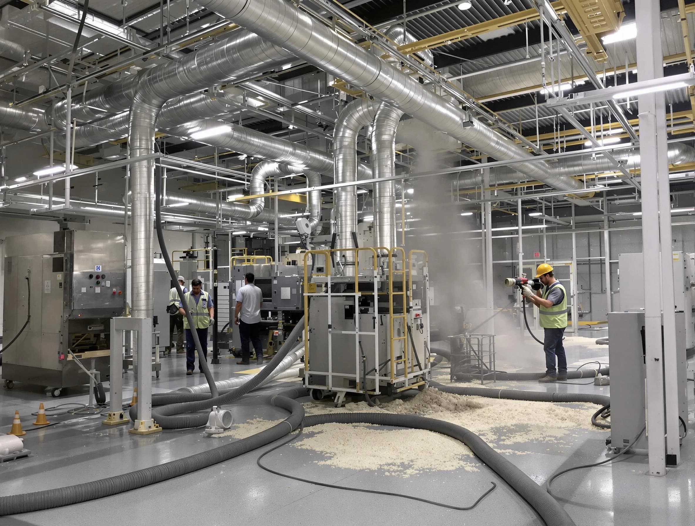 Heavy-duty industrial duct cleaning by Thompson's Station Air Duct Cleaning in Thompson's Station