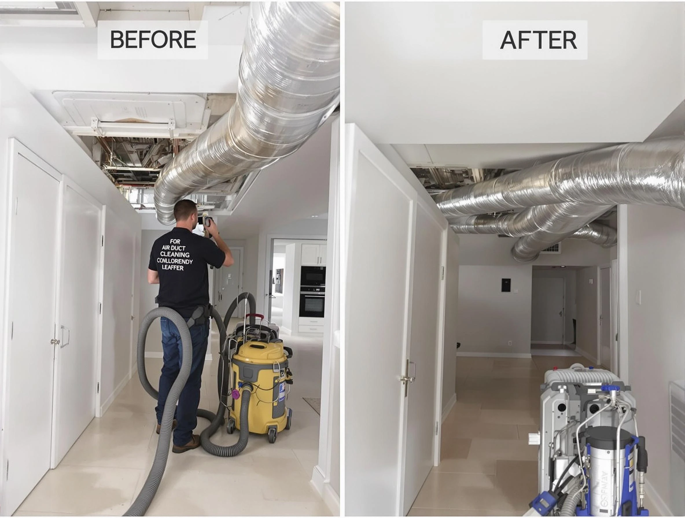 Thompson's Station Air Duct Cleaning professional performing thorough air duct cleaning in Thompson's Station