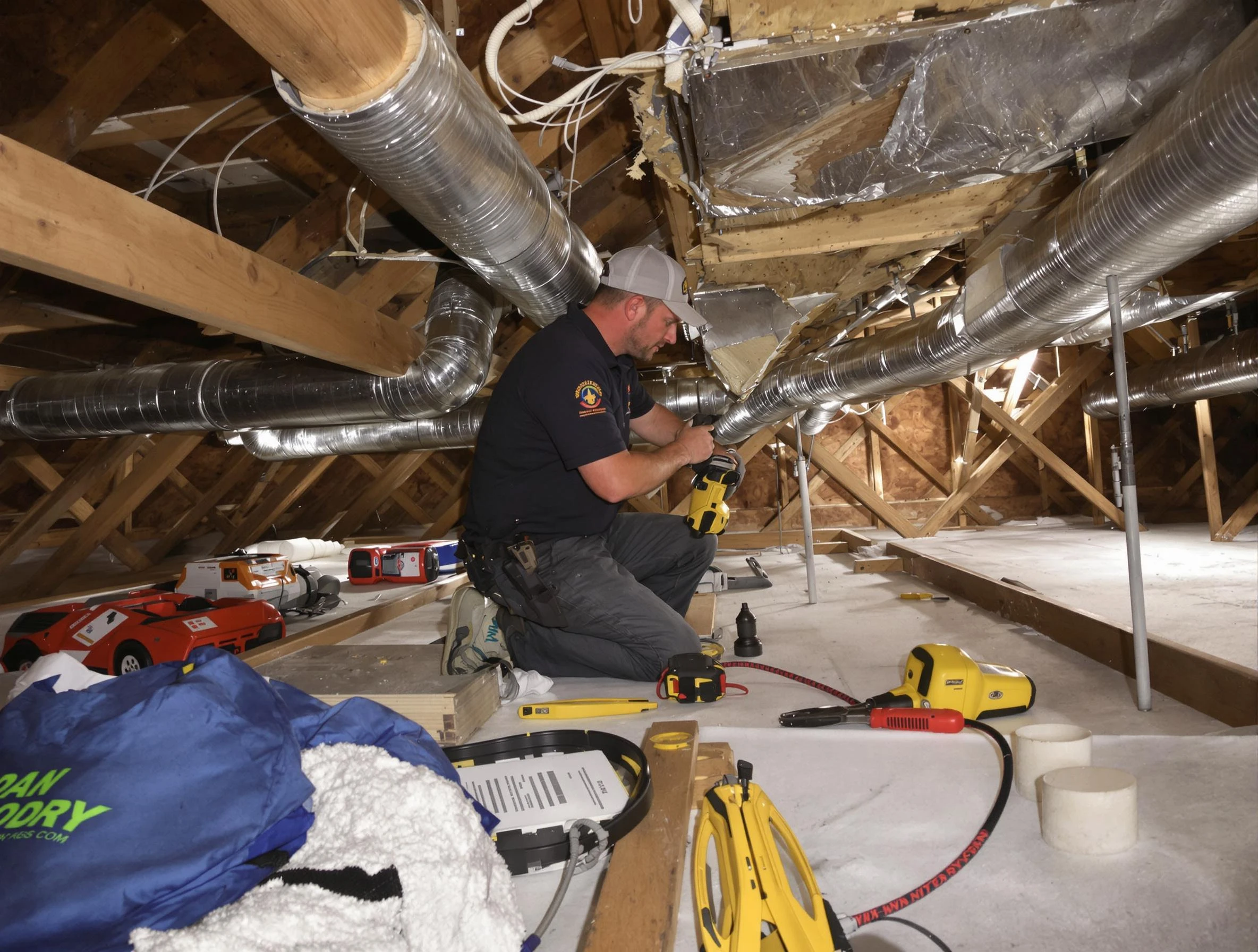 Professional air duct repair by Thompson's Station Air Duct Cleaning in Thompson's Station