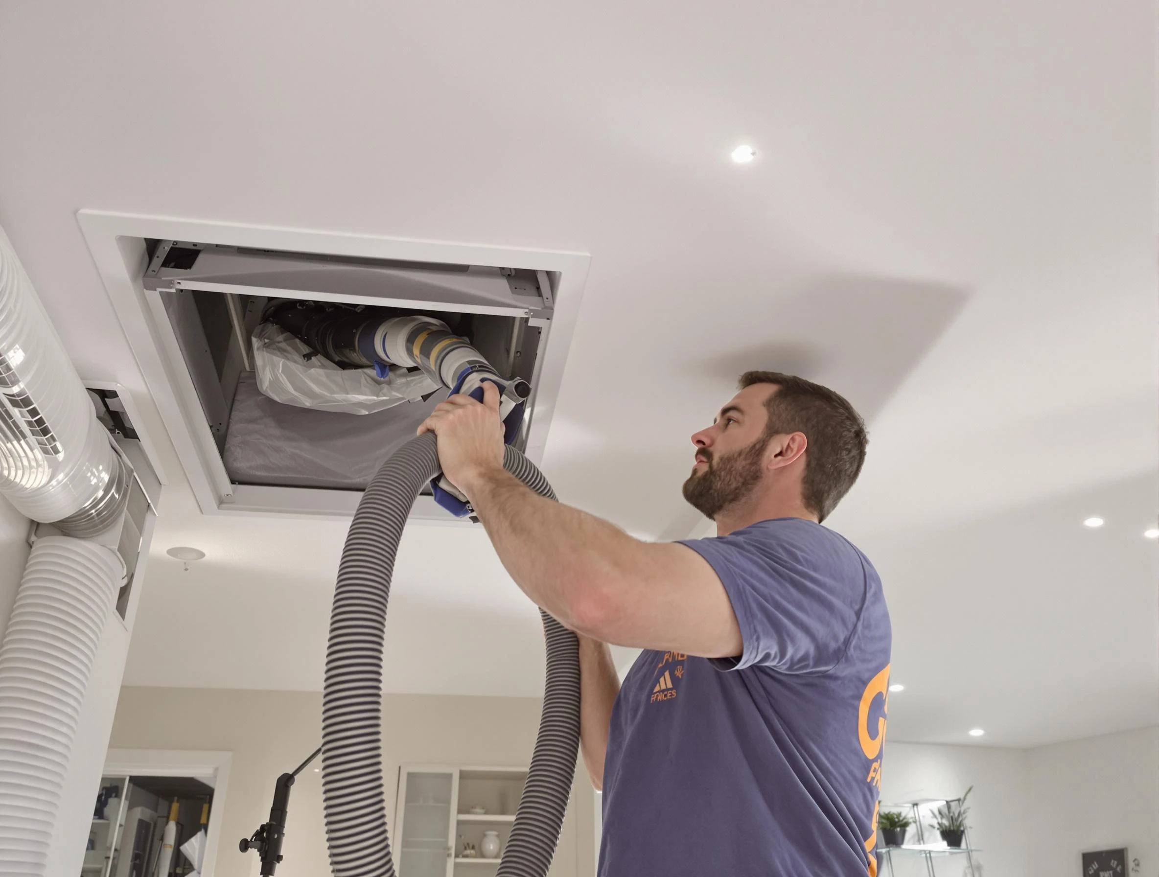 Precision indoor duct cleaning by Thompson's Station Air Duct Cleaning in Thompson's Station