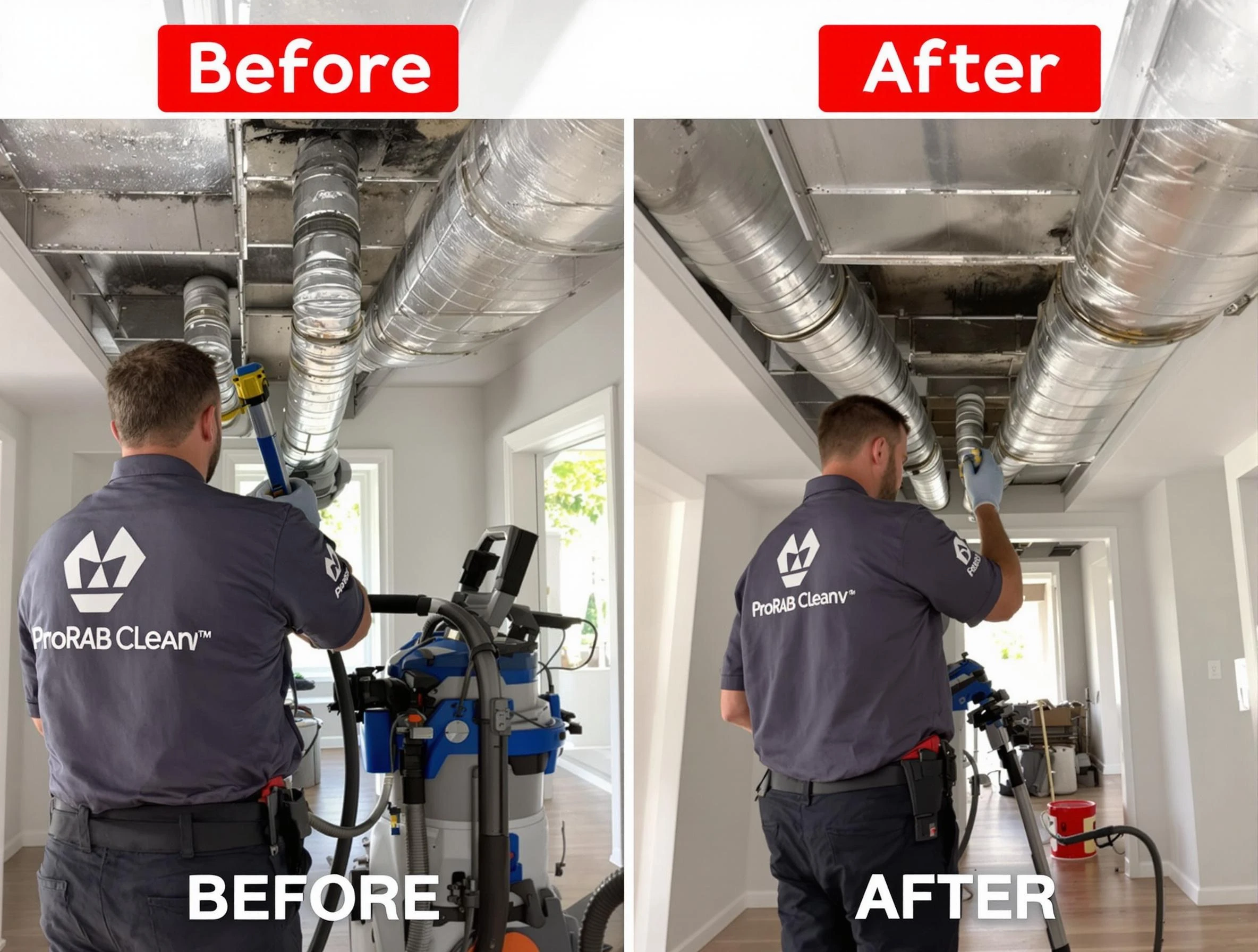 Thompson's Station Air Duct Cleaning expert performing thorough residential duct cleaning in a Thompson's Station home